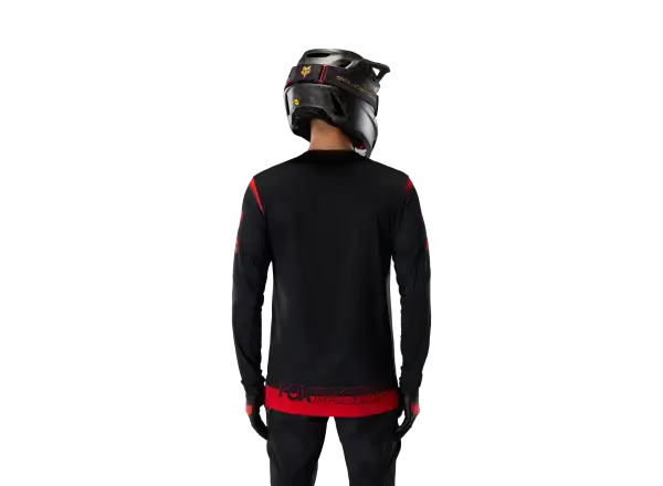 Fox Flexair Ls Jersey Goldstone Se Herrentrikot Black