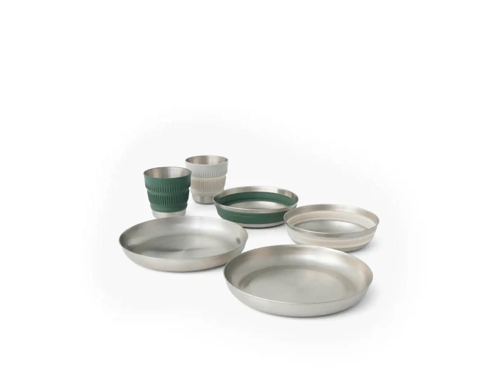 Sea to Summit Detour Stainless Steel Dinnerware Set 6 teilige Geschirrset