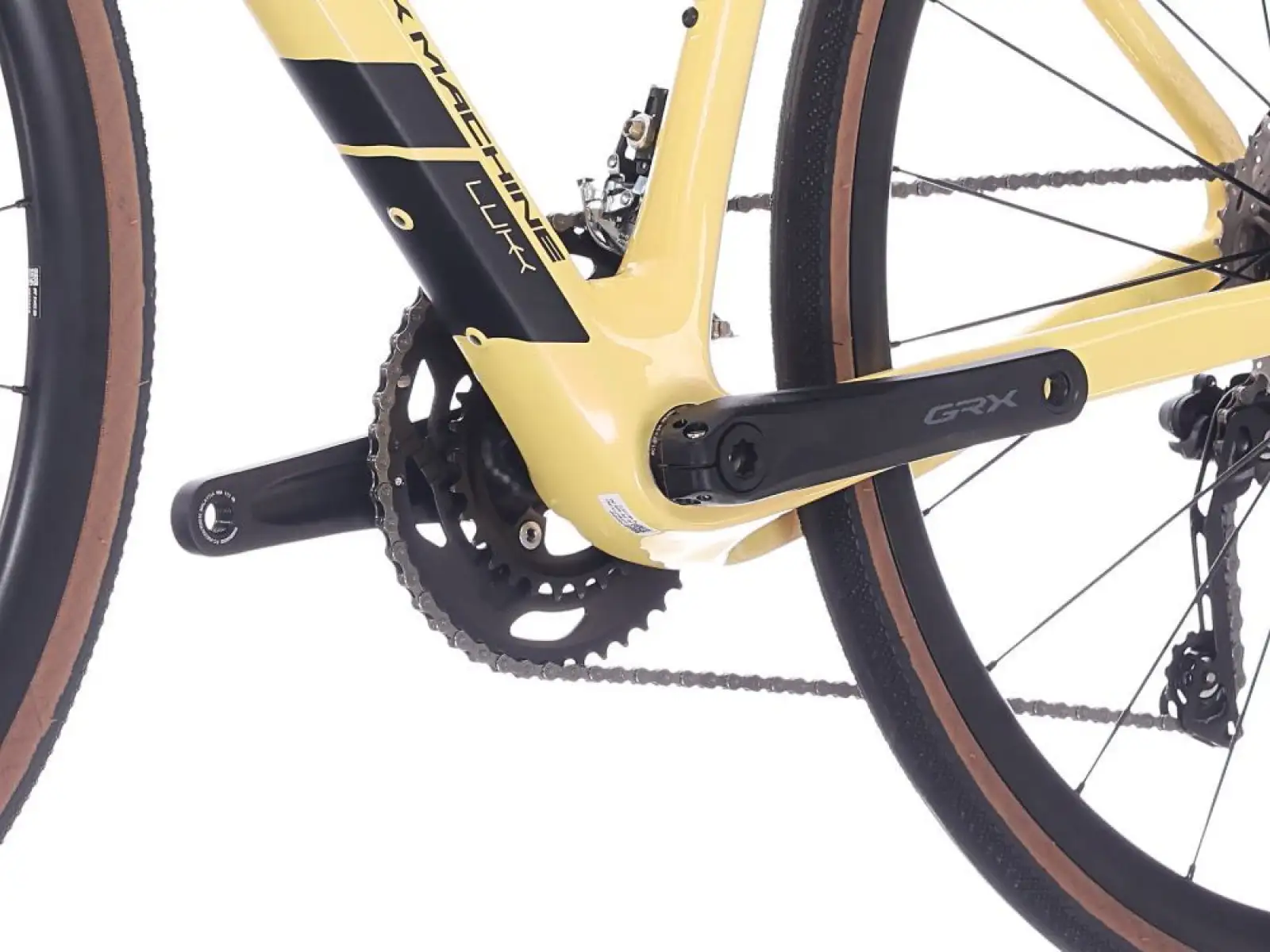 Rock Machine Lukk CR 60 Gravelrad Gloss Sulfur Yellow