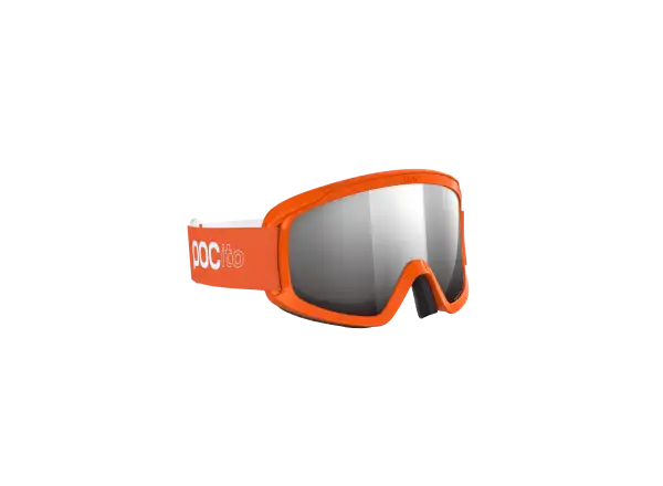 POC POCito Opsin Kinder Skibrille Fluorescent Orange/Partly Sunny Silver