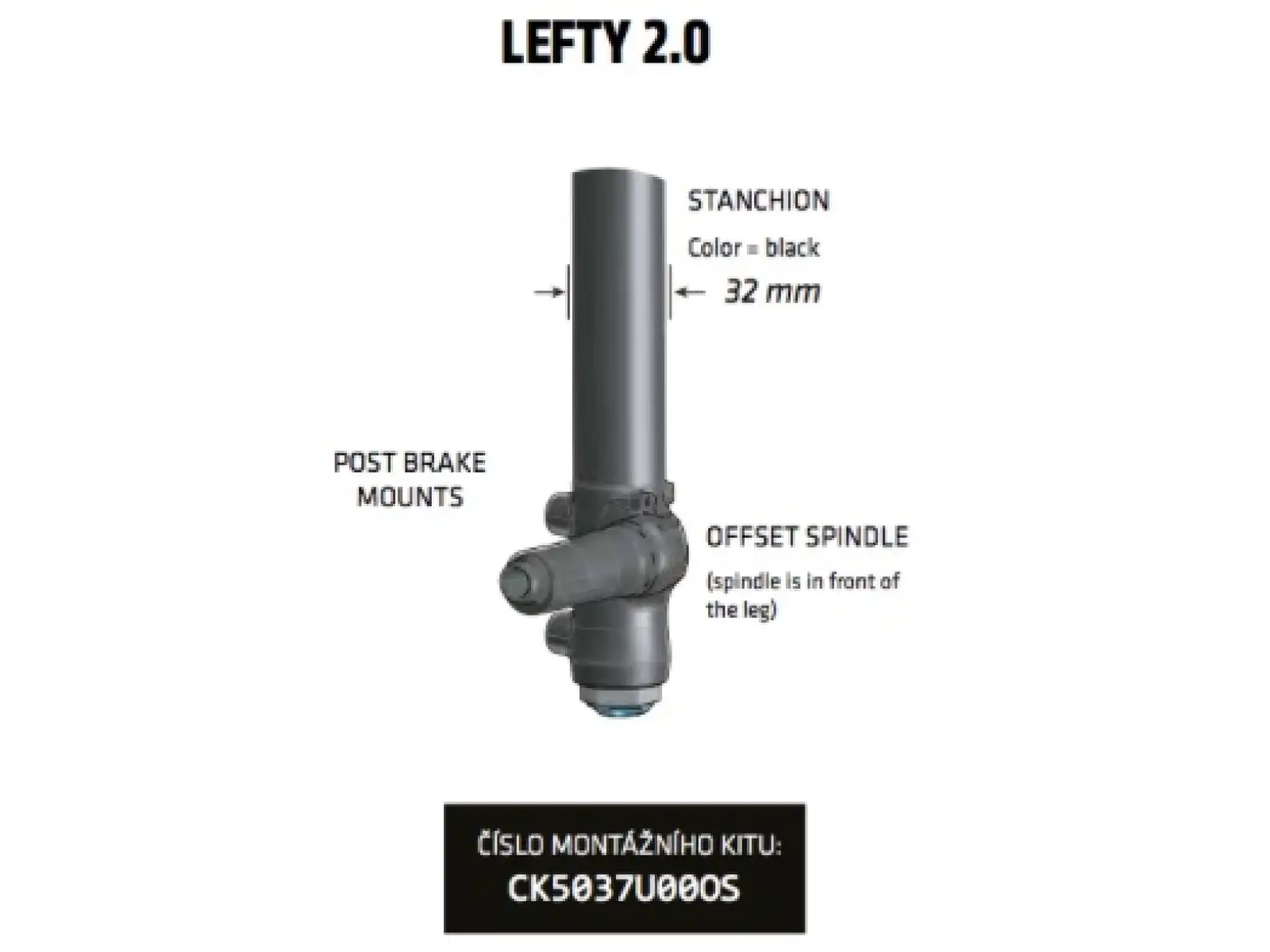 Cannondale 2Spring Air Upgrade-Kit für Lefty SuperMax 1.0 36 mm (CK5027U00OS)