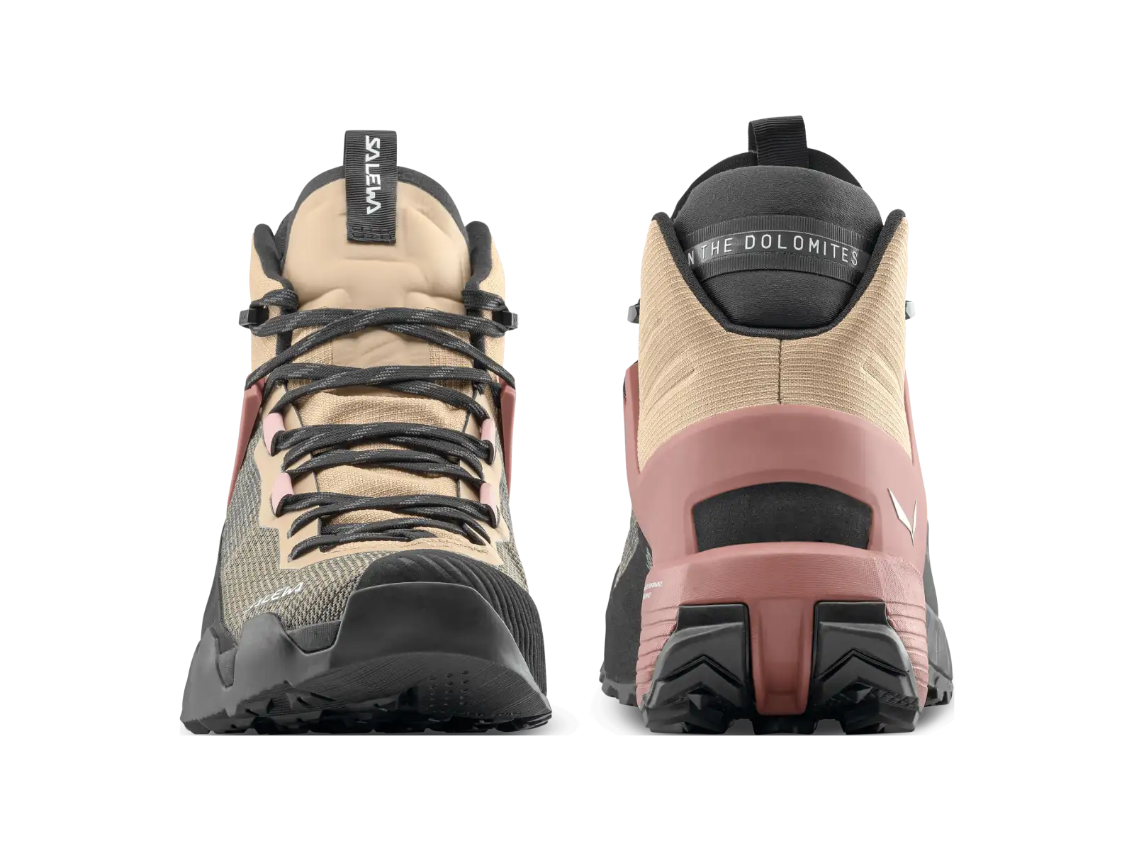 Salewa Wildfire NXT Mid GTX Damen-Wanderschuhe Quicksand/Etruscan Red