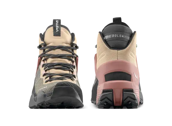 Salewa Wildfire NXT Mid GTX Damen-Wanderschuhe Quicksand/Etruscan Red