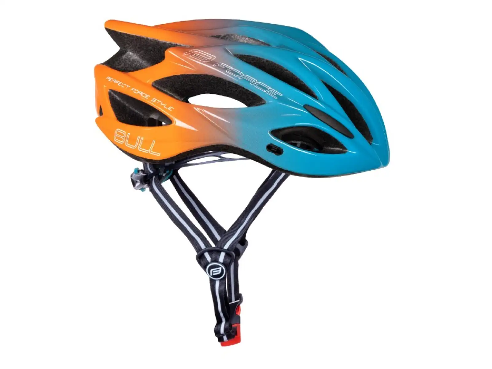 Force Bull Hue Fahrradhelm blau/orange