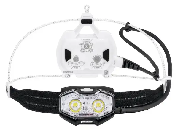 Petzl Nao LT Stirnlampe schwarz-weiß