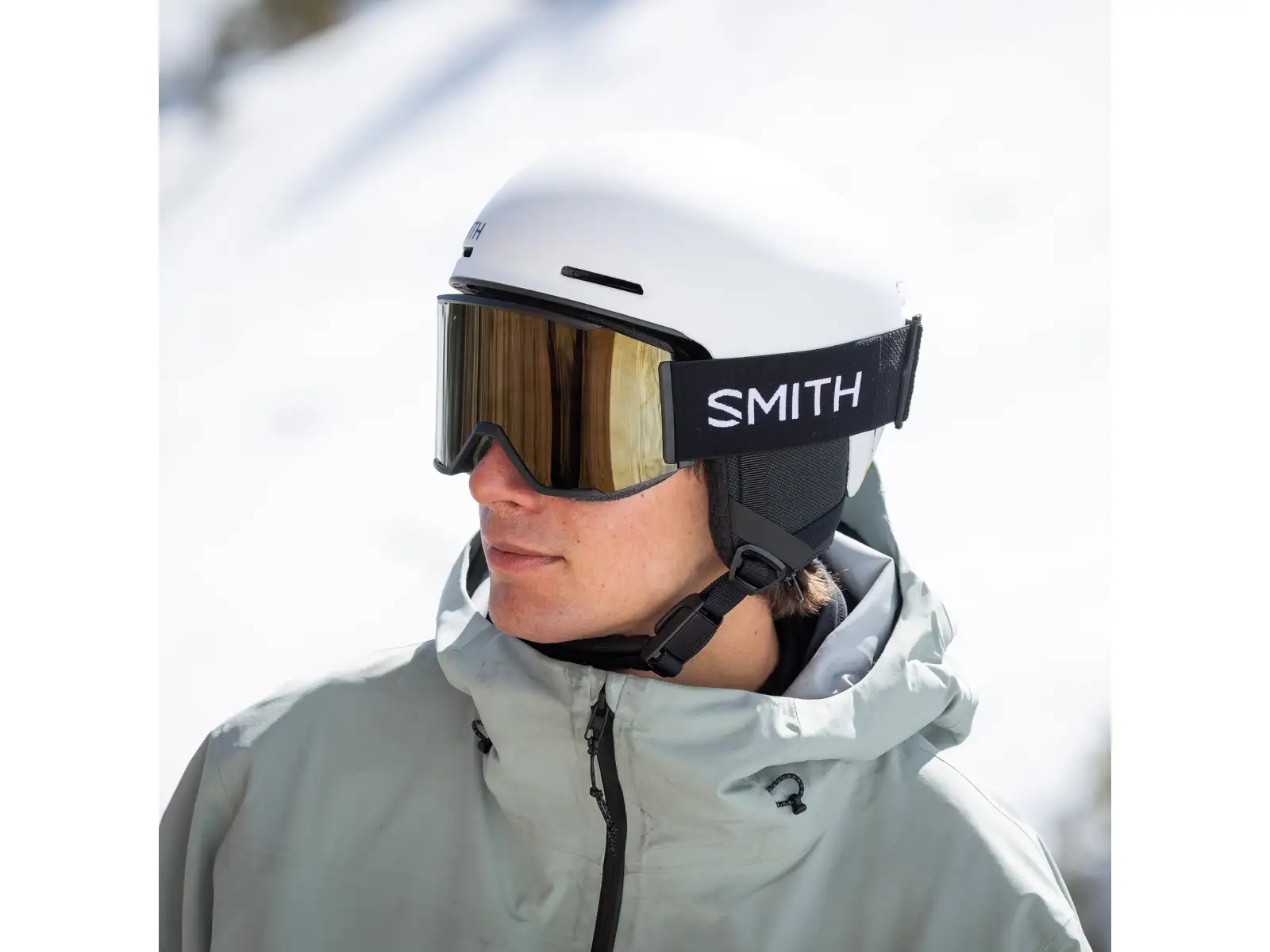 Smith Method Pro MIPS Skihelm Matte White