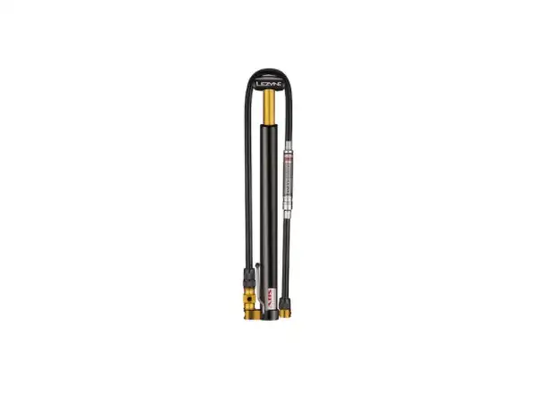 Lezyne Micro Floor Drive HPG Pumpe in Hochglanzschwarz