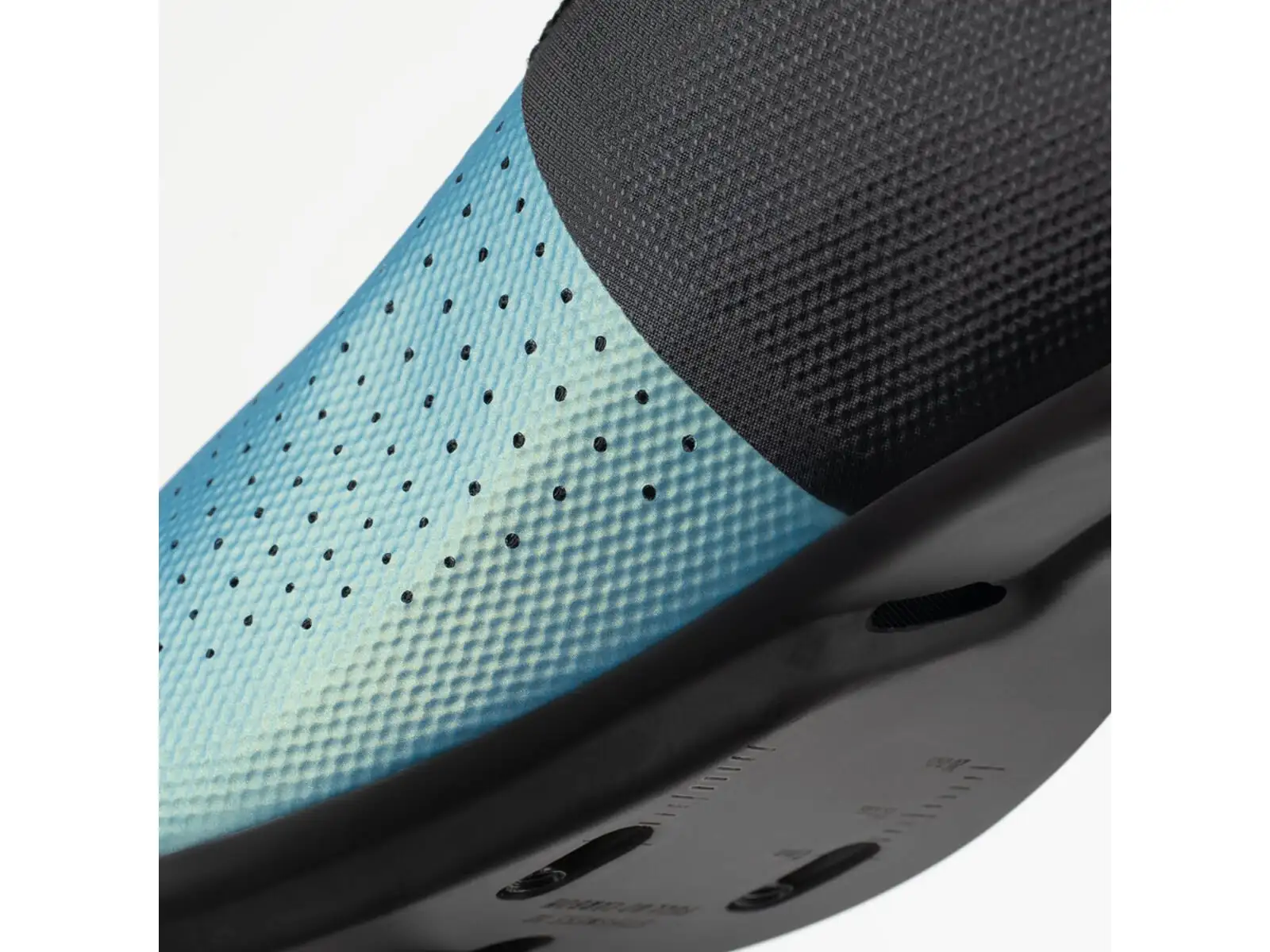 Fizik Tempo Decos Carbon Iridiscent Rennrad Herrenschuhe Black/Light Blue