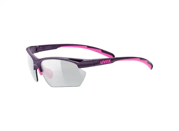 Uvex Sportstyle 802 kleine Vario-Brille Purple/Pink Matt