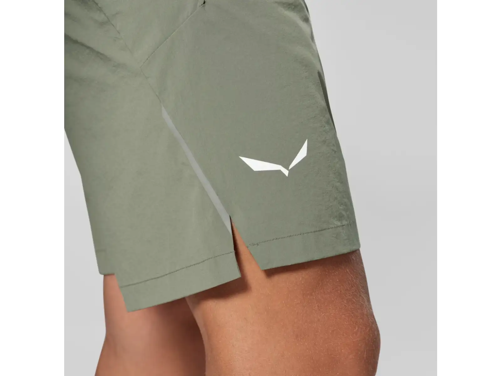 Salewa Pedroc Durastretch Light Herren Shorts Faded Green