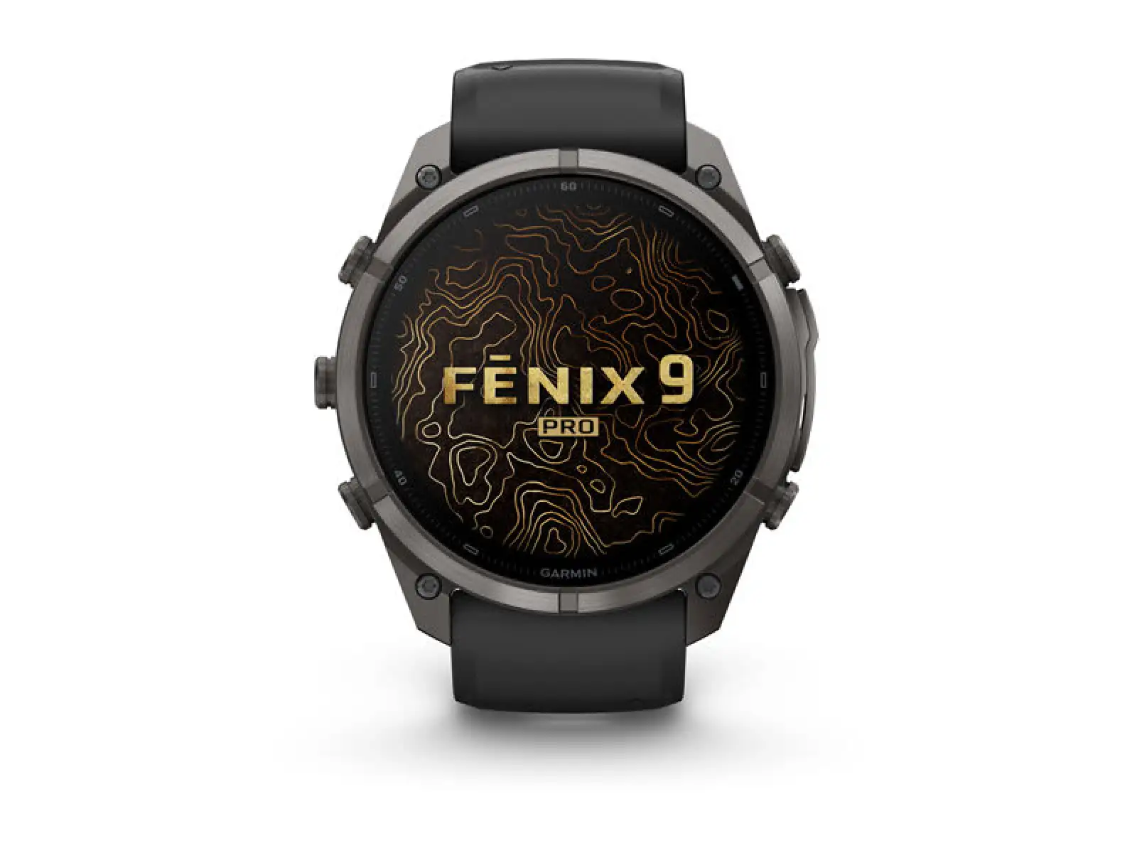 Garmin Fénix 9 Pro inReach 47 mm Smartwatch Carbon gray DLC Titanium Black/Pebble gray