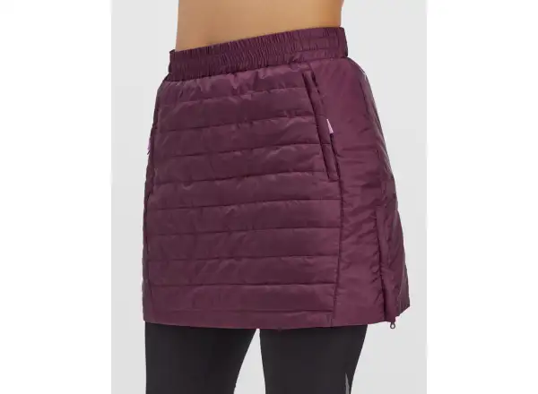 Silvini Cucca Damen Primaloft Rock Pflaume/Rosa
