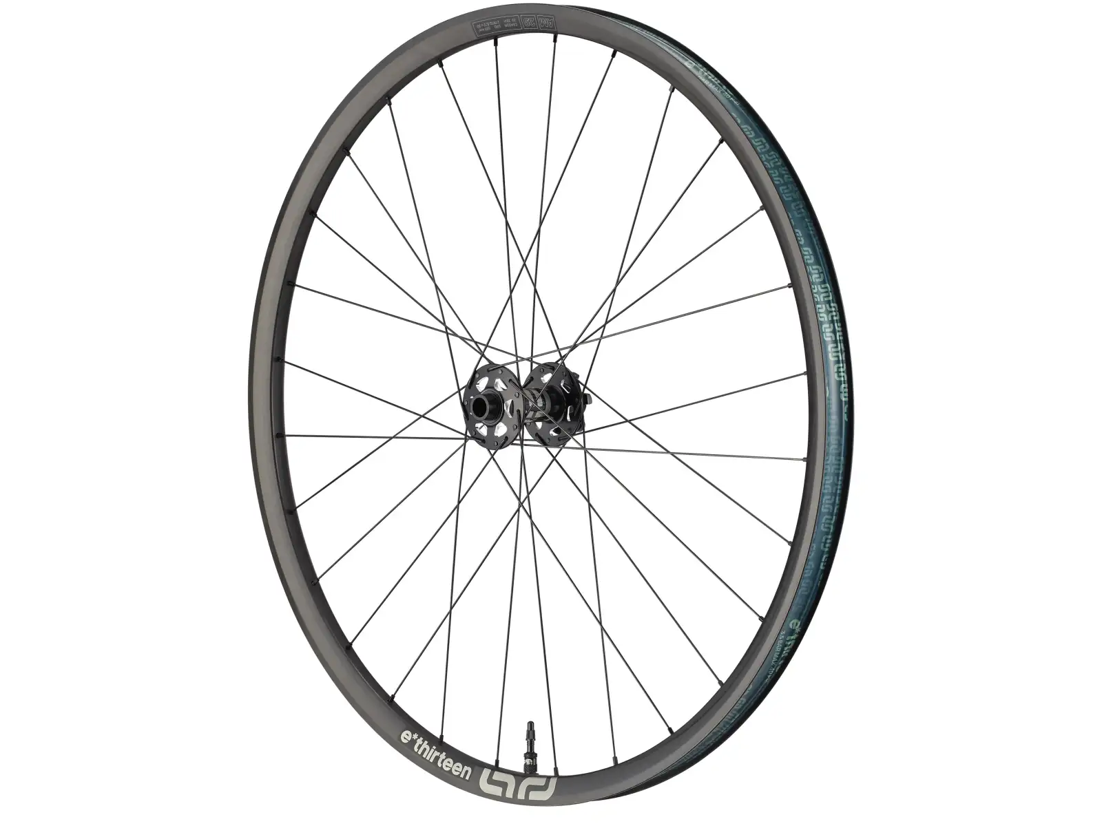 E-13 Sylvan Race Carbon Boost 27,5" Vorderrad, schwarz.