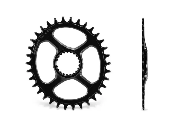 Garbaruk Oval MTB Kettenblatt Shimano Silber 34Z