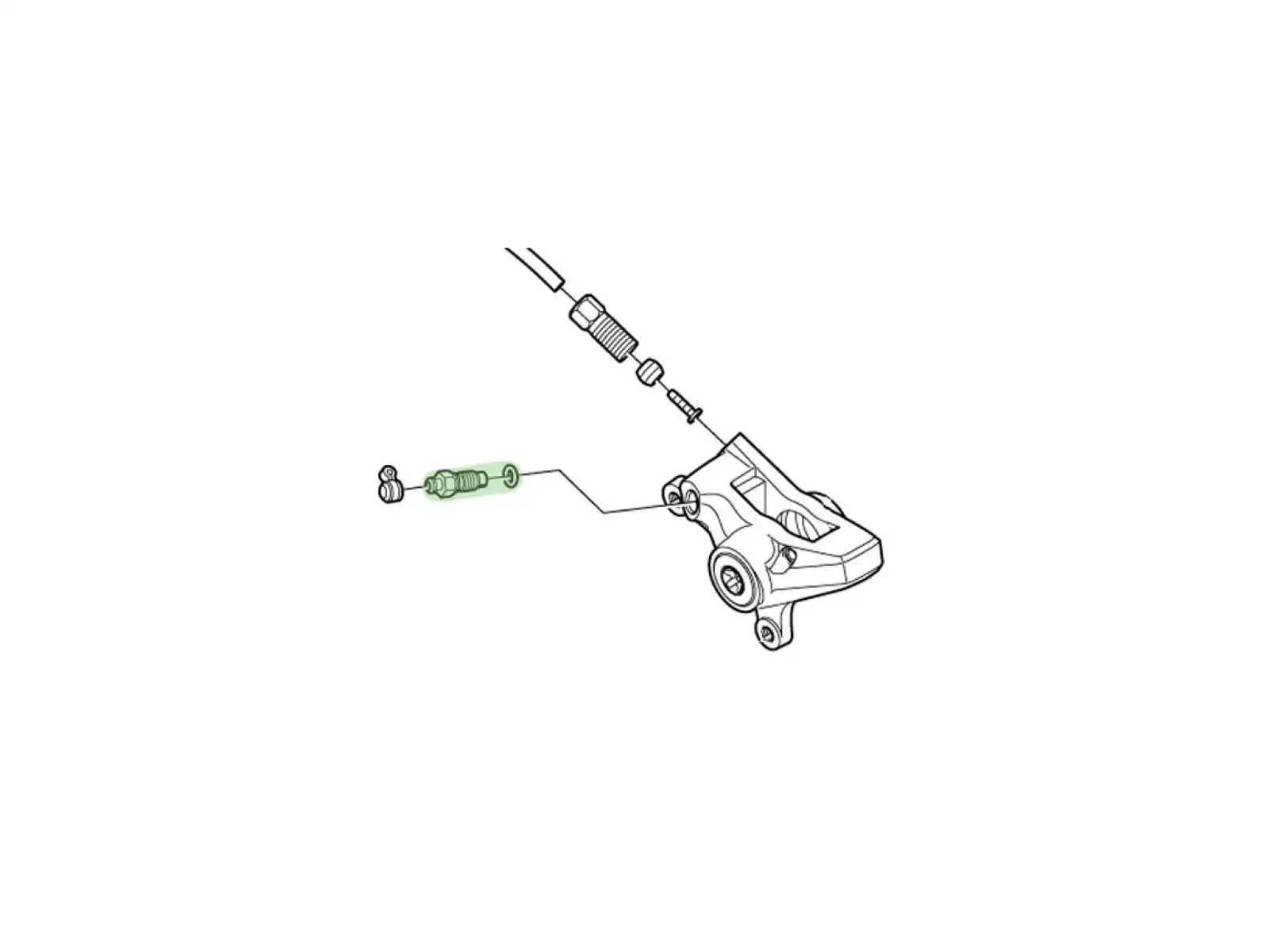 Shimano Entlüftungsschraube für Scheibenbremssättel