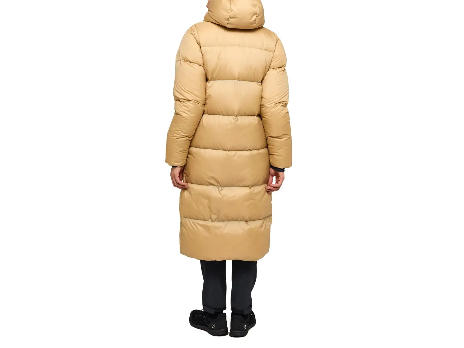 Haglöfs Long Down Damen-Daunenmantel beige