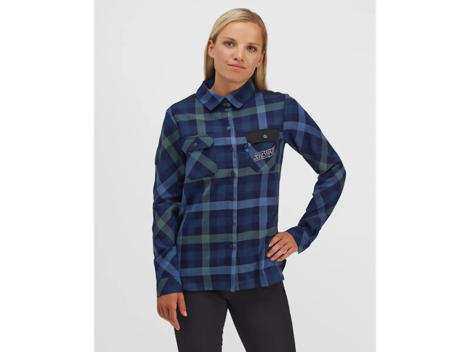 Silvini Briona Damenhemd navy/garden