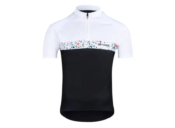 Force Rock Herren Kurzarmtrikot schwarz/weiß