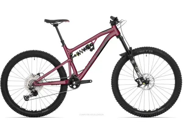 Rock Machine Blizzard 70 297 Mountainbike matte rot/schwarz