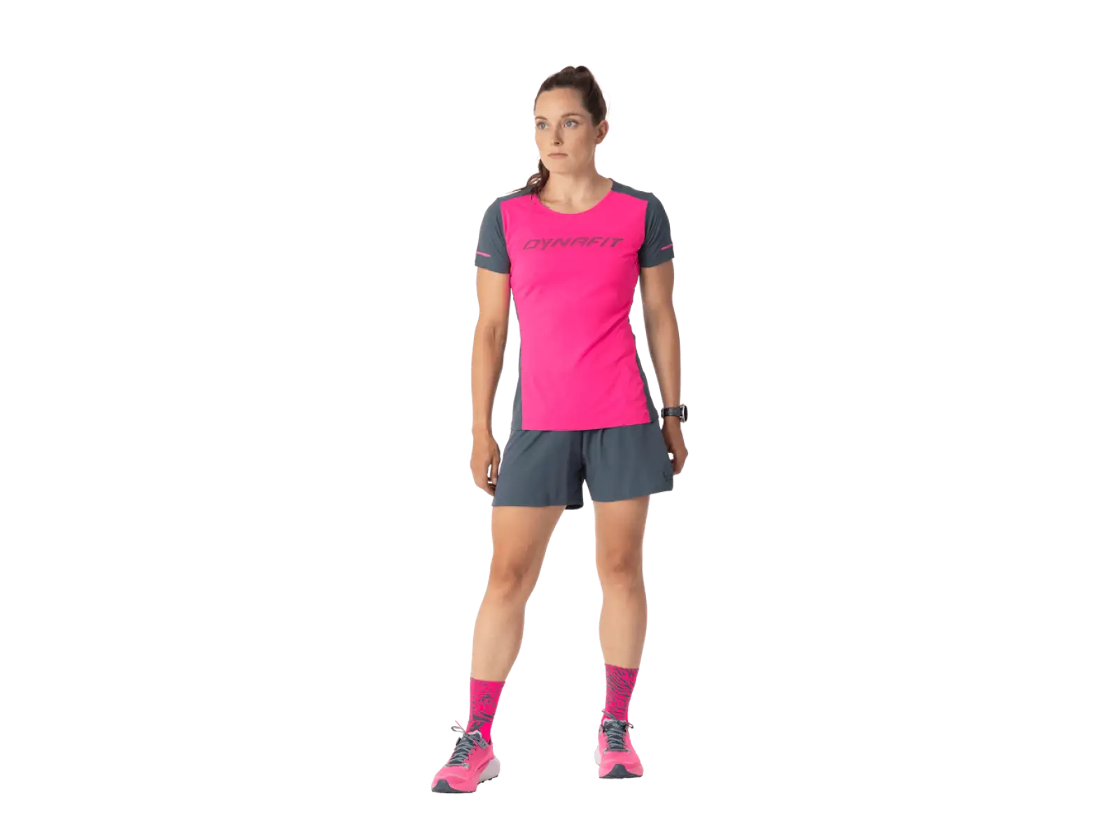 Dynafit Alpine 2 Damen T-Shirt Kurzarm Pink Glo