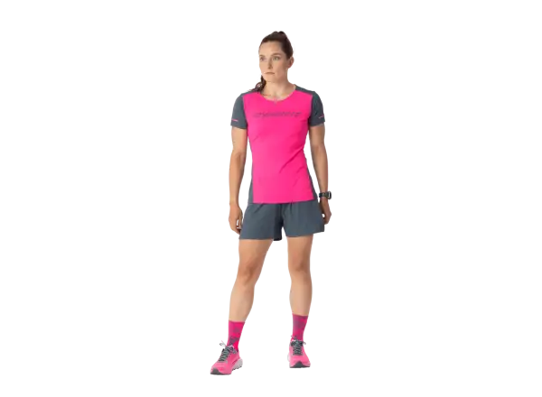 Dynafit Alpine 2 Damen T-Shirt Kurzarm Pink Glo