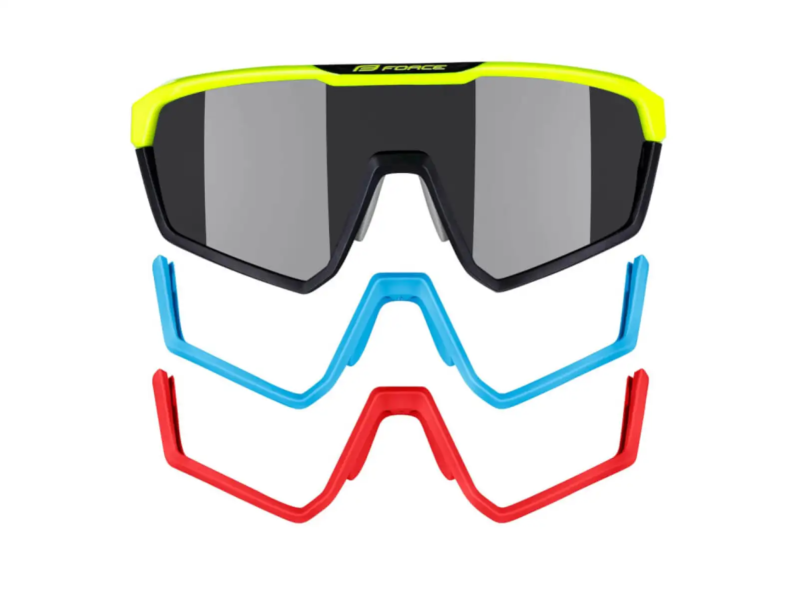 Force Apex Brille Weiß-Grau/Schwarz Gläser