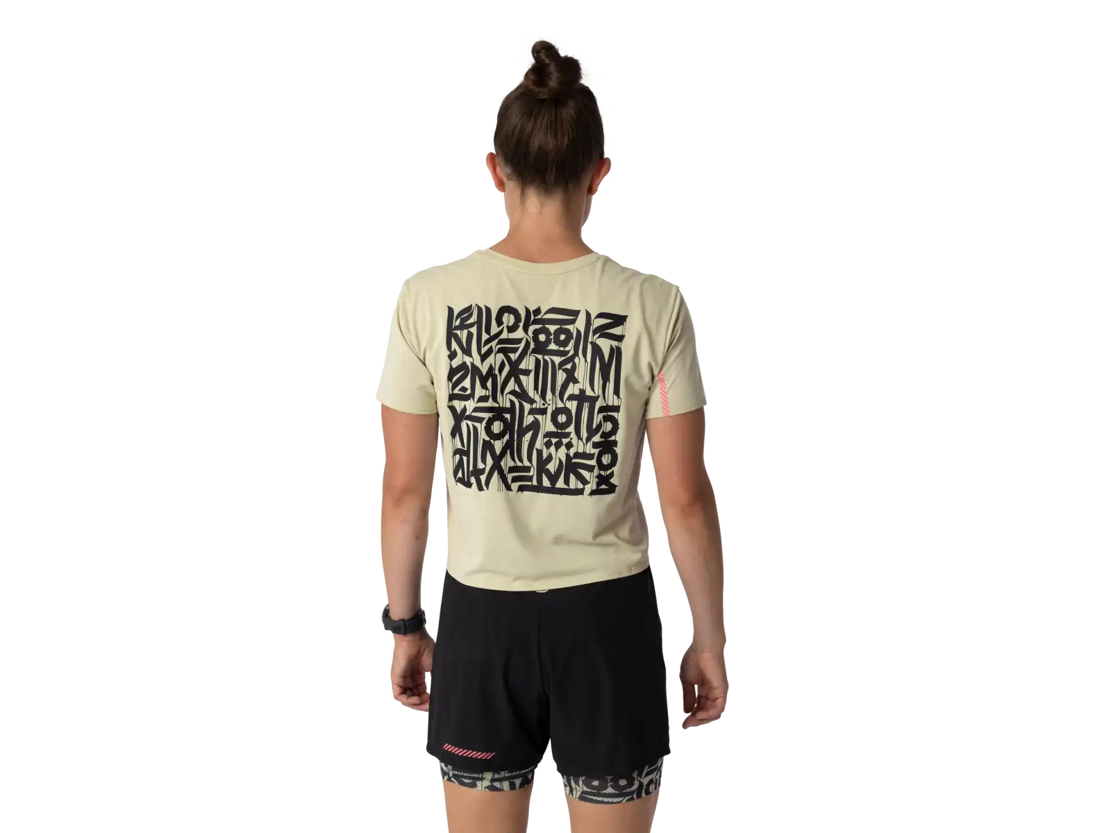 Dynafit Trail Damen Laufshirt kurze Ärmel Overcast
