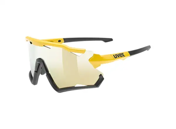 Uvex Sportstyle 228 Fahrradbrille Sunbee Black Mat/Mirror Yellow