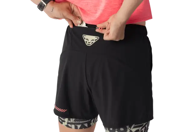 Dynafit Trail 2v1 Damen Laufshorts Black Out/Overcast