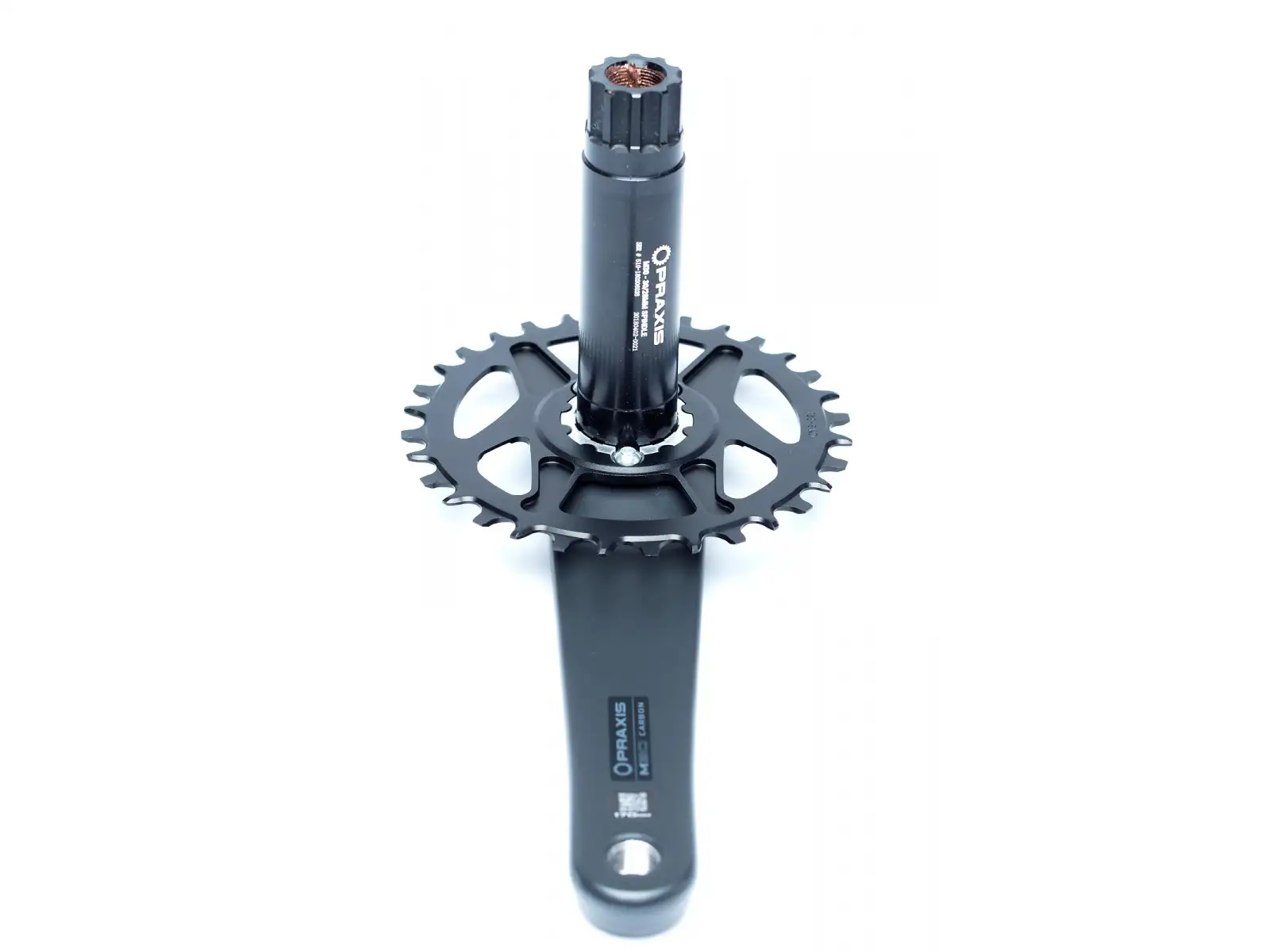 Praxis Works G2 Girder Carbon HD M30 Kurbeln ohne Kettenblatt, 170 mm.