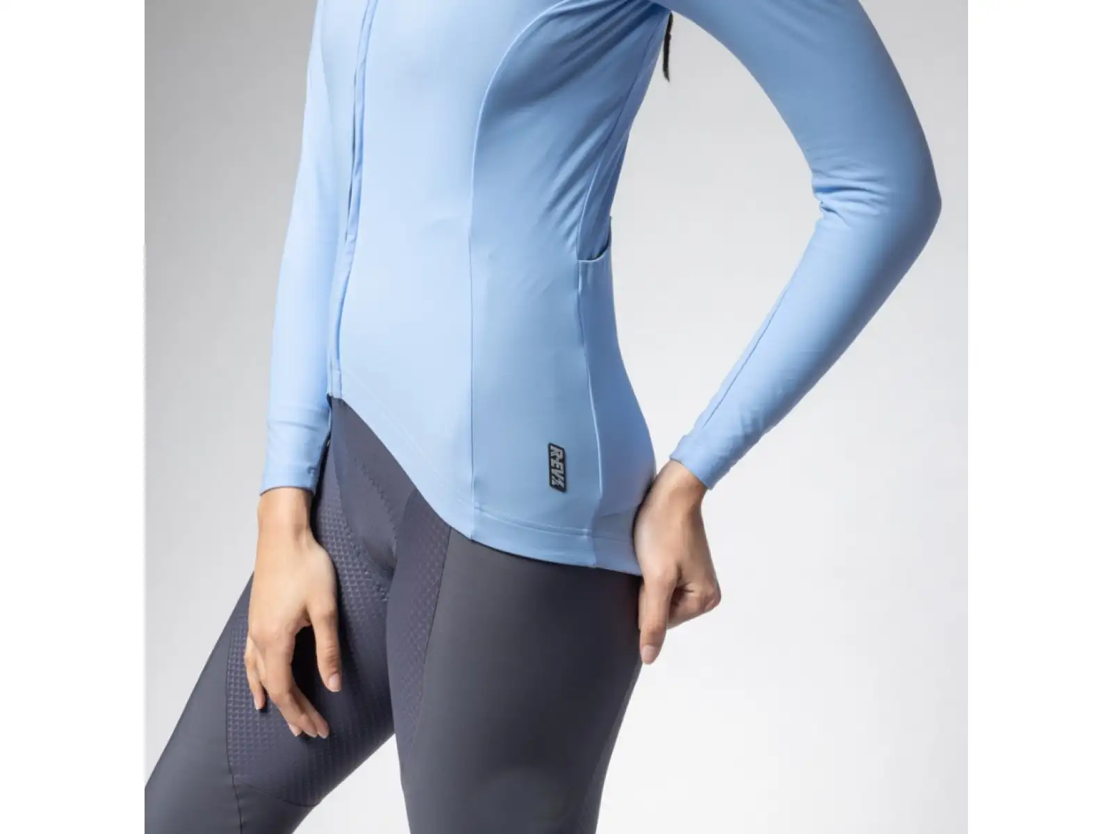 Alé R-EV1 Warm Race 2.0 Damen wärmeisoliertes Langarmtrikot Sky Blue