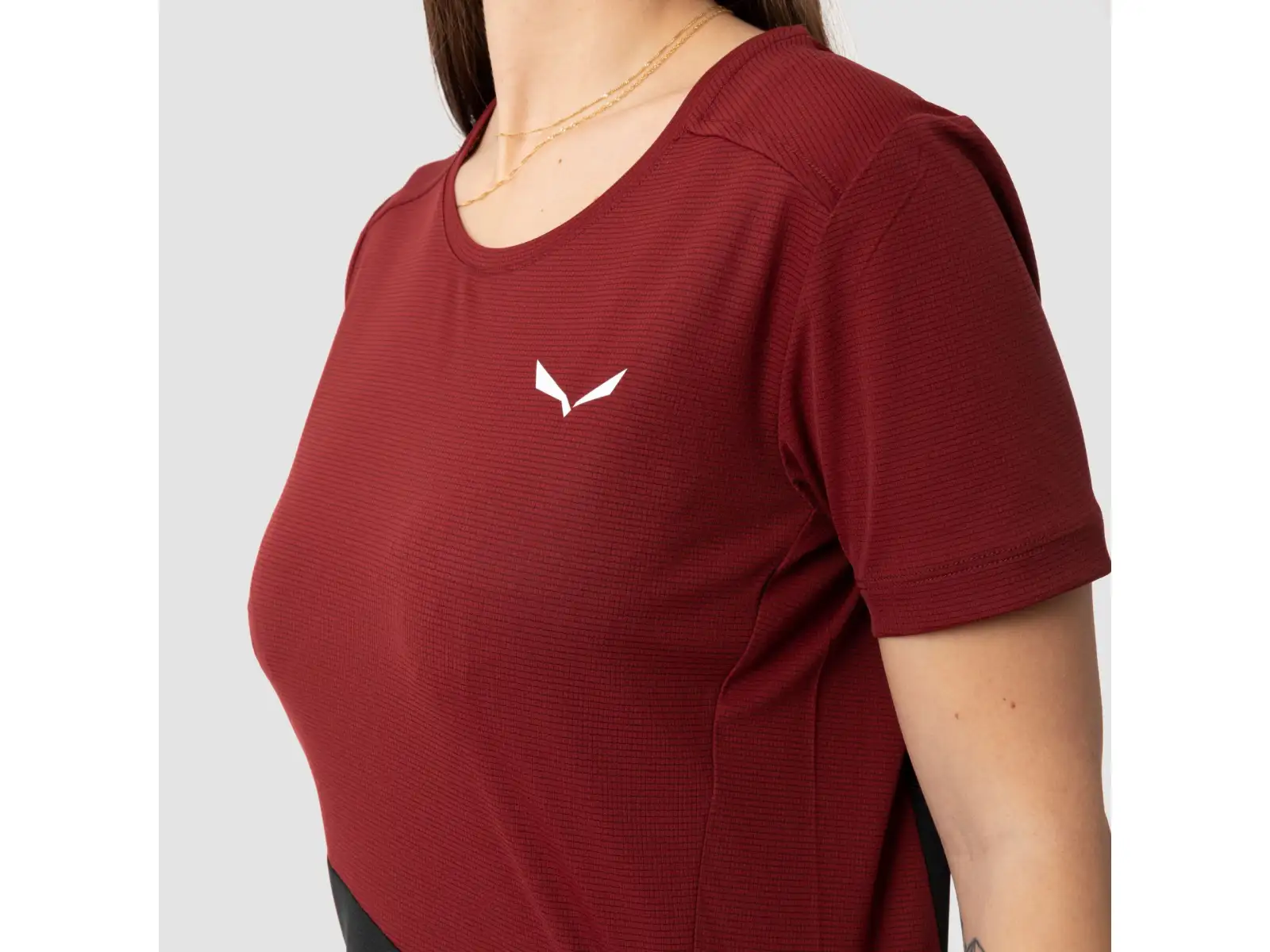 Salewa Puez Sporty Dry Damen T-Shirt kurzarm Black Out