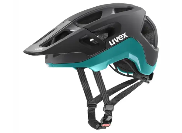 Uvex React MTB Helm Black/Teal Matt