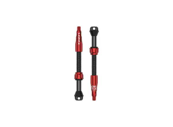 Lezyne CNC Pro Tubeless Ventile 60mm Red