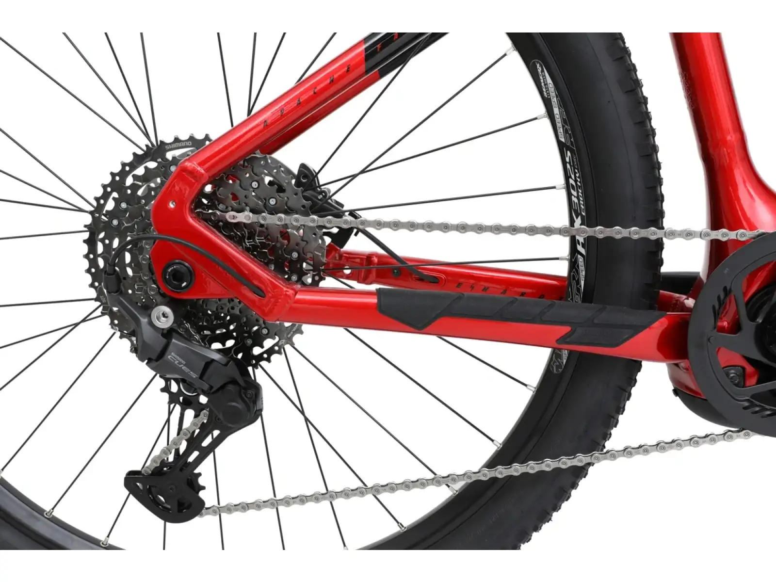 Apache Falcon 2 Bosch CX 800 Wh Mountain E-Bike rot