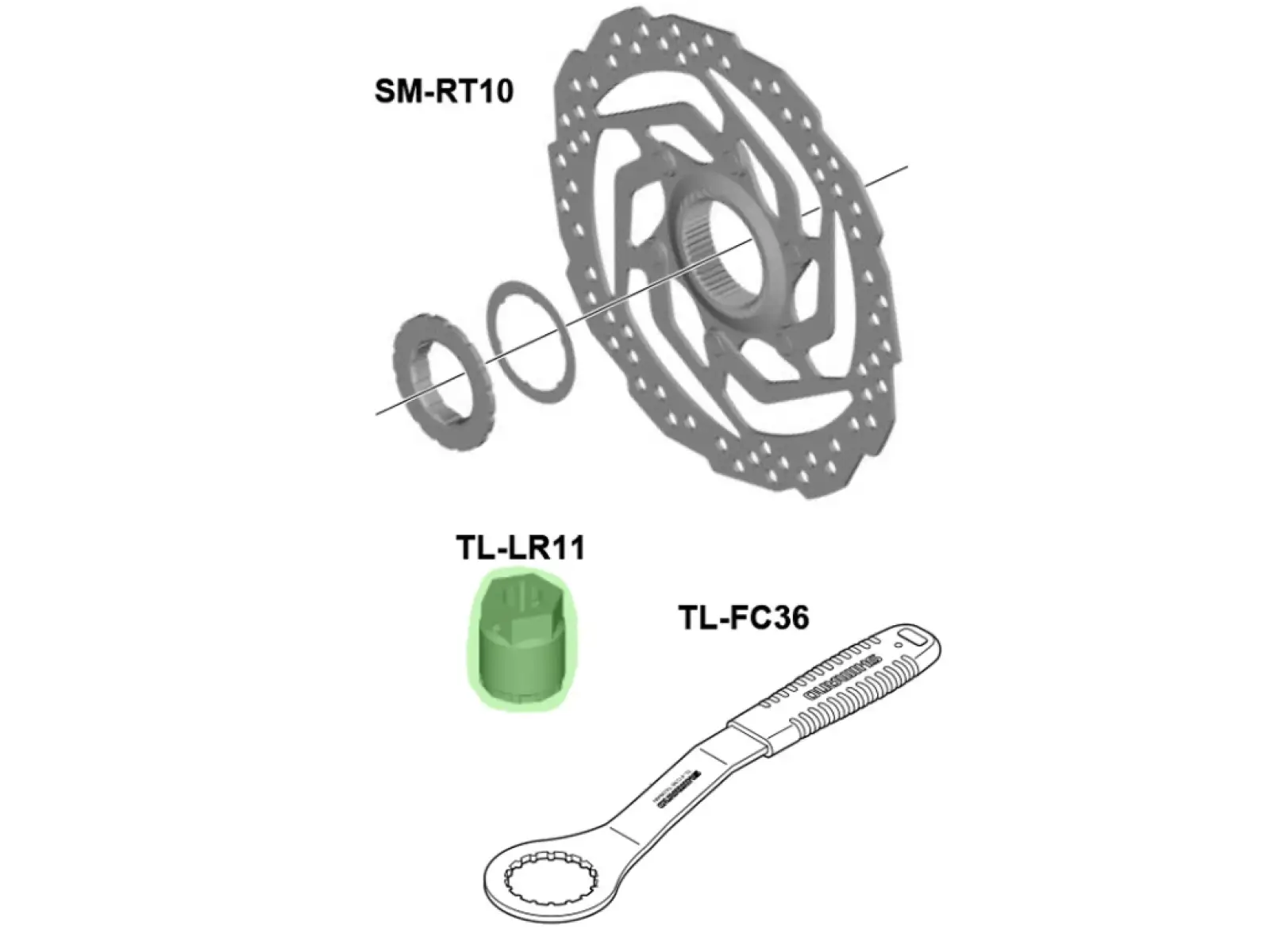 Shimano TL-LR11 Verschlussring Werkzeug