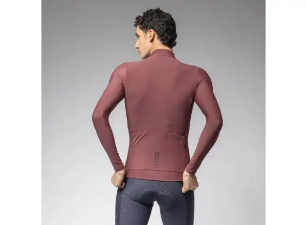 Alé R-EV1 Warm Race Herren Thermotrikot Langarm Burgundy