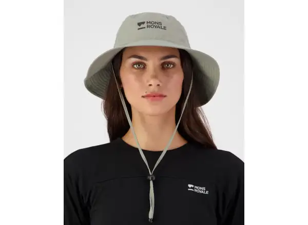 Mons Royale Velocity Bucket Hat Wanderhut grün