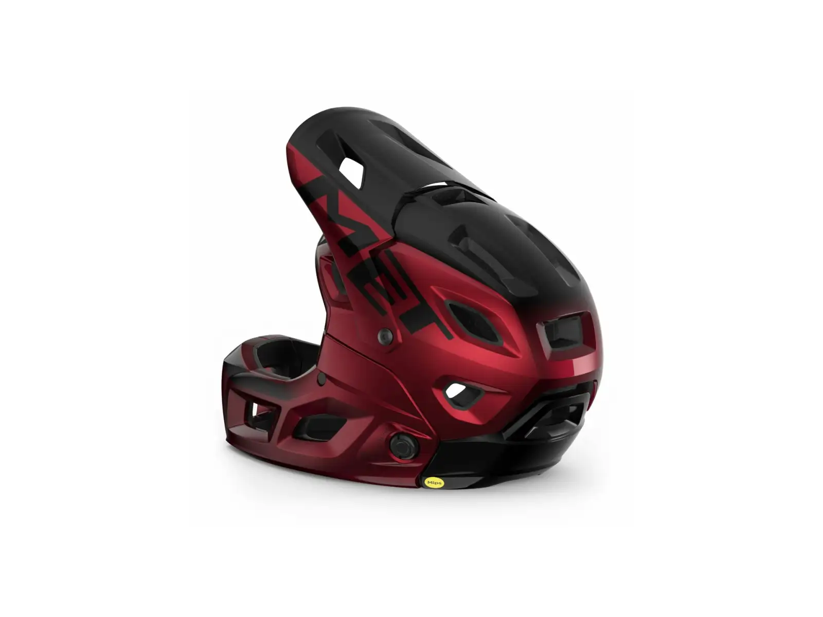 MET Parachute MCR MIPS Helm rot/schwarz metallic, Größe L (58-61 cm)