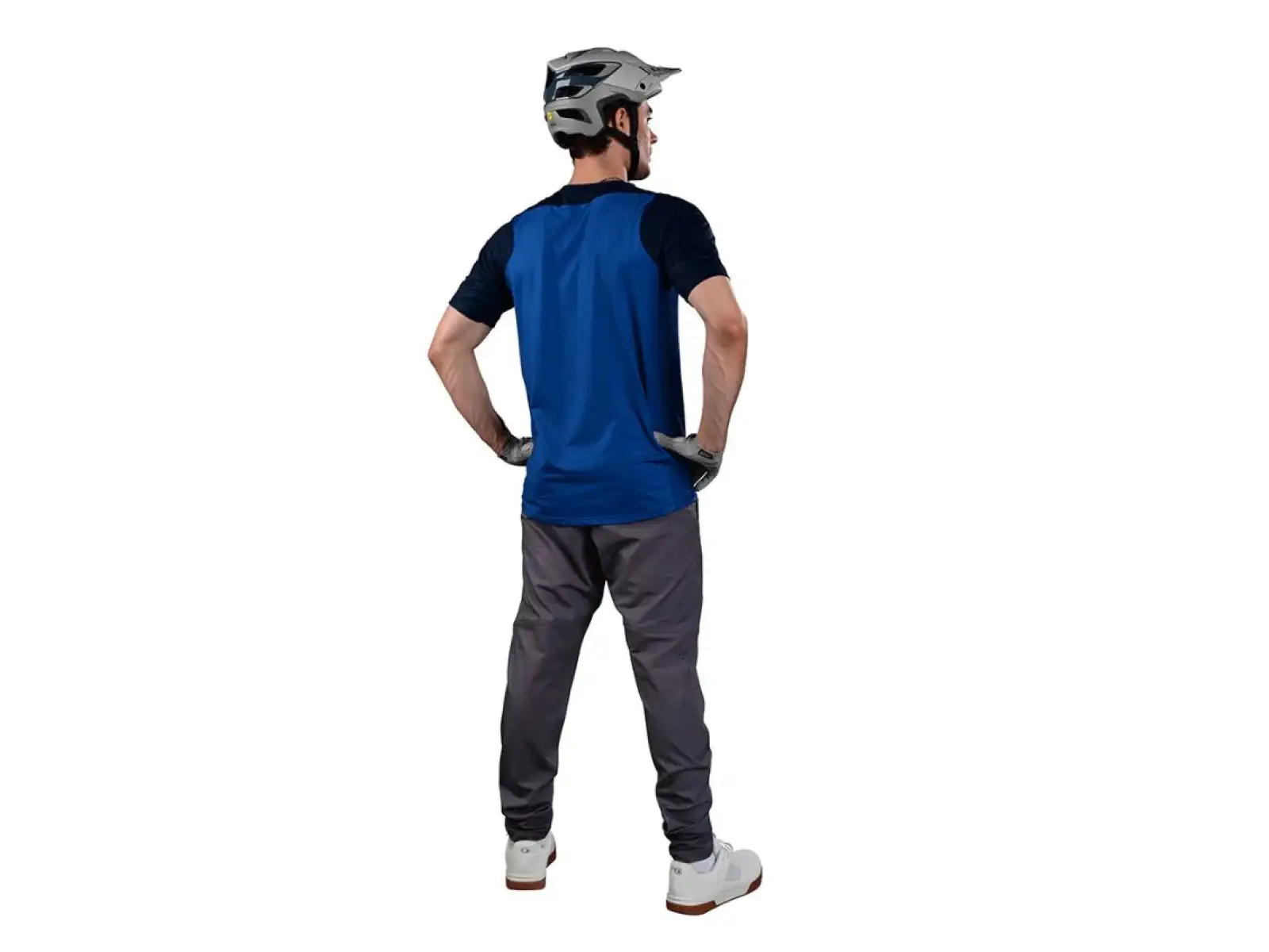 Troy Lee Designs Skyline Mono Herren-Trikot Kurzarm True Blue