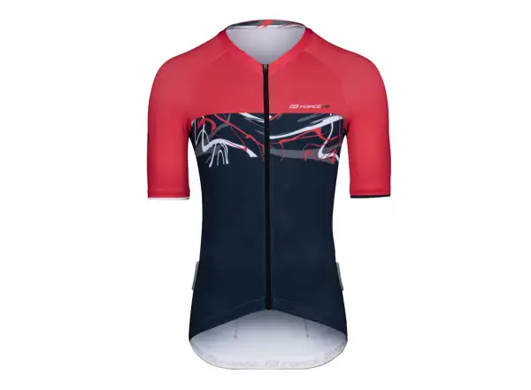 Force Art Herren Kurzarmtrikot dunkelblau/rot