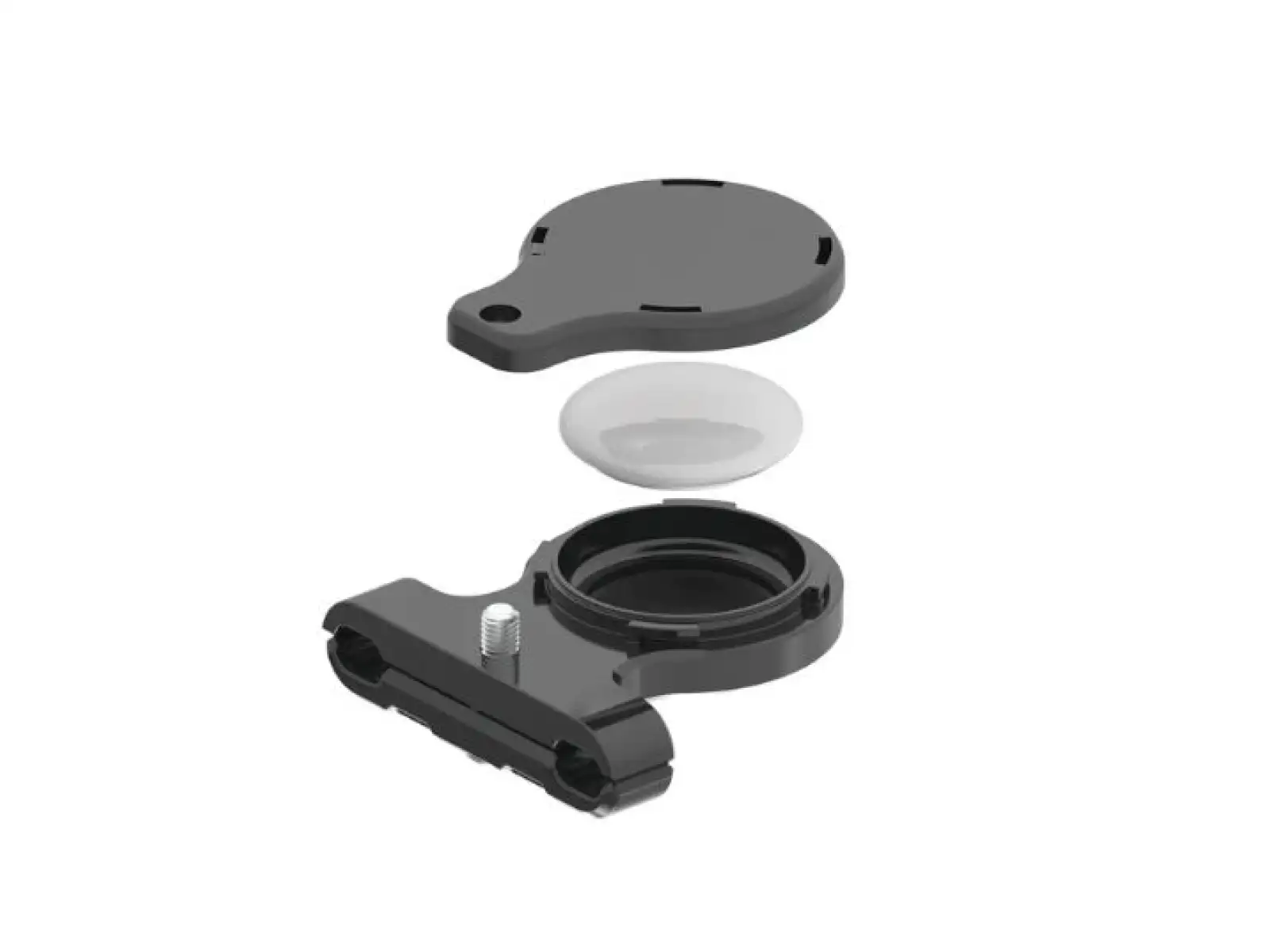 Lezyne Matrix Sattel Tagger Sattelhalter für Apple AirTag Locator schwarz