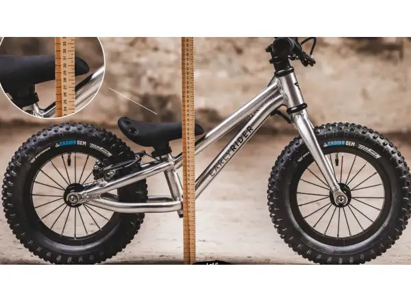 Early Rider Big Foot 12 Kinderlaufrad Brushed Aluminium