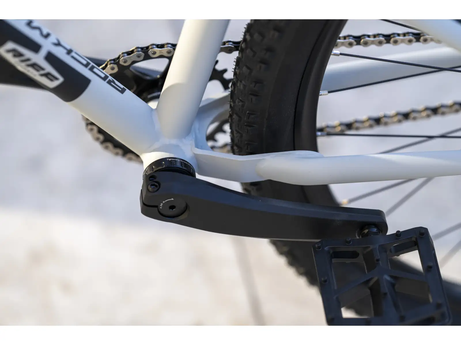 Rock Machine Riff 70s Schmutz Fahrrad Matte Grau