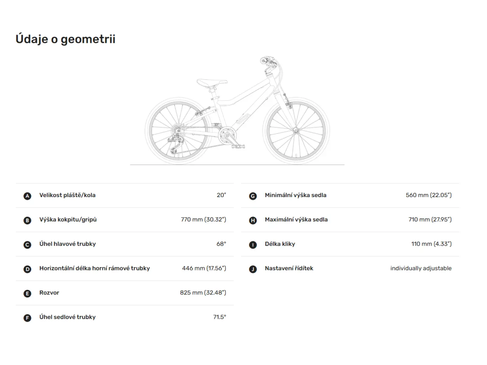 Woom GO 4 Metallic Turquoise 20 Kinderfahrrad