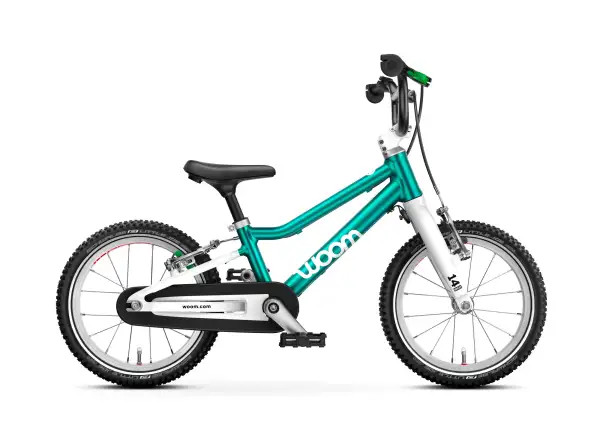 Woom GO 2 Metallic Turquoise 14 Kinderfahrrad