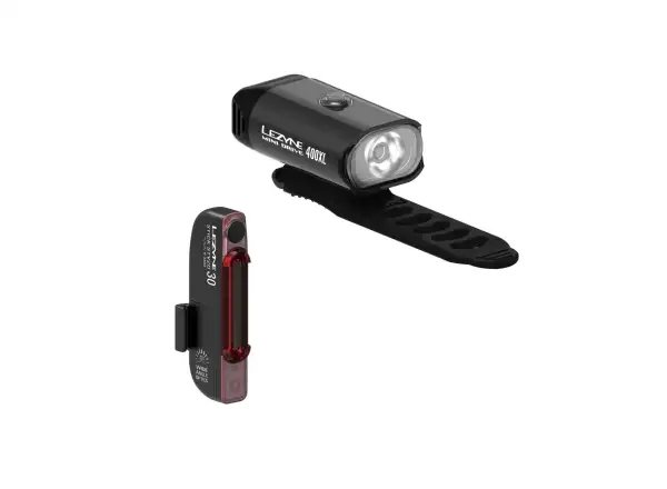 Lezyne Mini Drive 400/Stick Lichtset schwarz