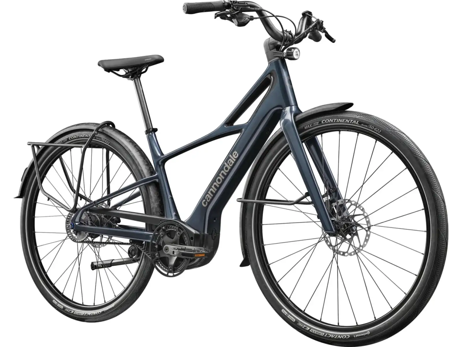 Cannondale FlyingV 2 leichtes Stadtelektrofahrrad Tungsten Blue