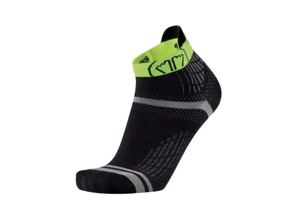 Sidas Run Feel Socken Schwarz/Gelb