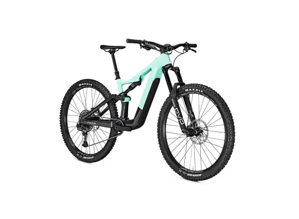 Focus JAM2 SL 8.7 DI 430Wh mountain e-bike in Poolgreen / Carbon glossy.